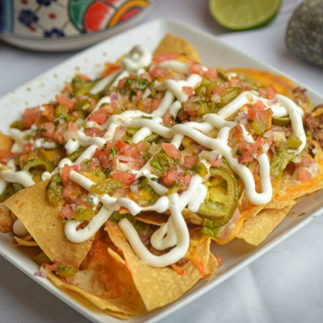 Ground Beef Nachos.