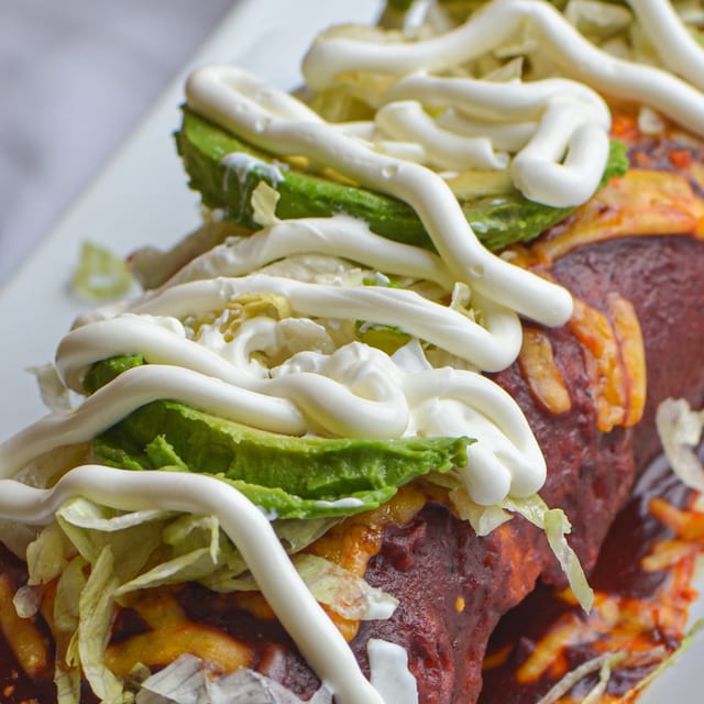 Bean and Cheese Chimichanga or Burrito.